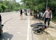 Niat Mendahului, Nyawa Melayang, Pengendara Motor Tewas di TKP Jalan Prangi Bojonegoro