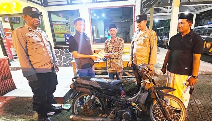 Motor Hilang Ditemukan di TPU, Pemilik Tersentak Usai Lihat Unggahan TikTok Polisi Lamongan