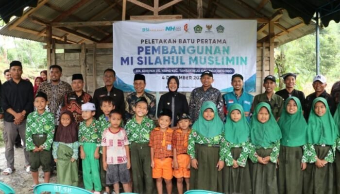 MI Silahul Muslimin Napis Bojonegoro Resmi Dibangun Ulang