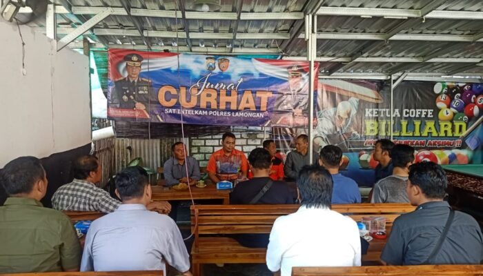 ‎Jumat Curhat Polres Lamongan, Sinergi Perkuat Siaga Bencana