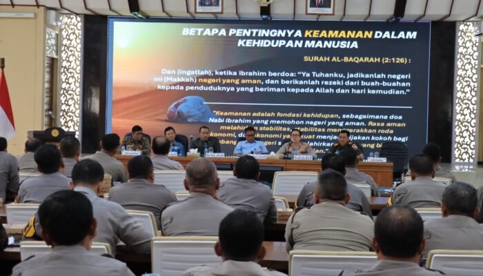 Kapolres Tegaskan Polres Bojonegoro Siap Amankan Natal dan Tahun Baru
