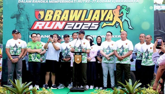 Brawijaya Run Jadi Panggung Soliditas Kodim Lamongan