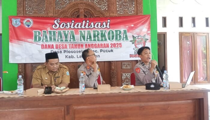 ‎Sosialisasi Gencarkan Perang Melawan Narkoba Dipendopo Balai Desa plososetro