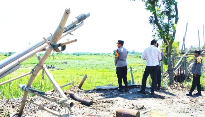 Cek Langsung Lokasi, Kapolsek Kunjang Kediri Pastikan Tak Ada Tambang Pasir Liar