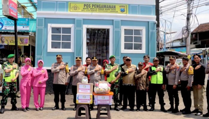 Kapolres Lamongan Turun Langsung Cek Pospam Posyan Ops Lilin Semeru 2025
