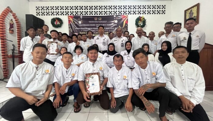 Lapas Kediri Beri Remisi Natal, 17 WBP Dapat Potongan Hukuman