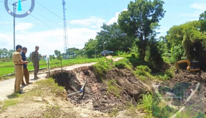 Longsor Putus Akses Warga, BPBD Bojonegoro Lakukan Asesmen Lapangan