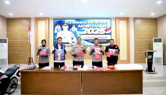 Sepanjang 2025, Polres Kediri Catat Penurunan Signifikan Kriminalitas