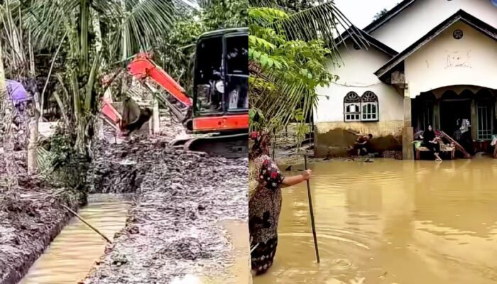 2 Jam Sewa Beko Habis Rp1,2 Juta, Curhat Warga Aceh Timur Pasca Banjir