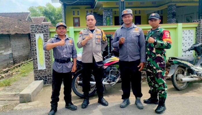 Harlah Pagar Nusa Kedungadem Bojonegoro, Bersama Bhabinkamtibmas dan Babinsa Turun Amankan