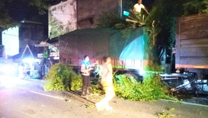 Truk Oleng di Padangan Bojonegoro, Polsek Bergerak Usai Laporan Warga