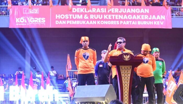 FARKES KSPI All Out di Kongres V Partai Buruh, Dorong Politik Kelas Pekerja