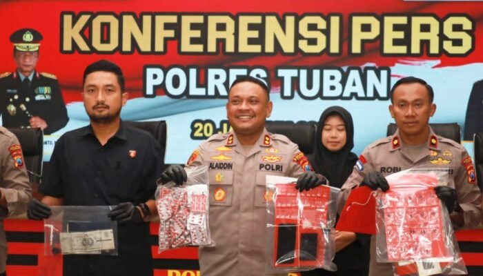 4 Pelaku Curanmor Ditangkap Polres Tuban