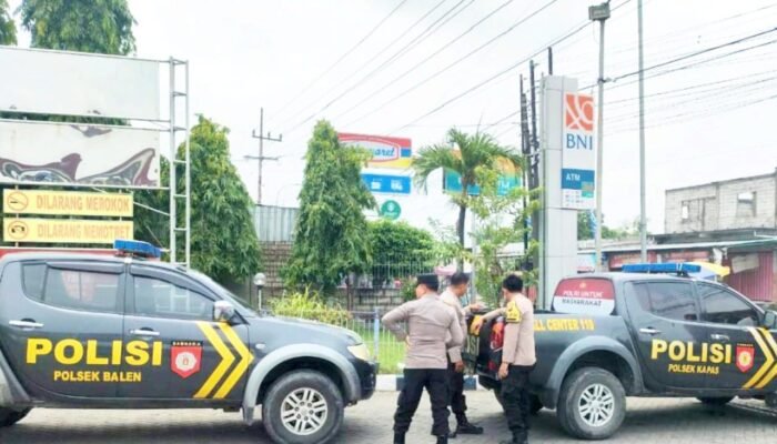 Patroli Perbatasan Kapas dan Balen, Polisi Bojonegoro Tingkatkan Rasa Aman Warga