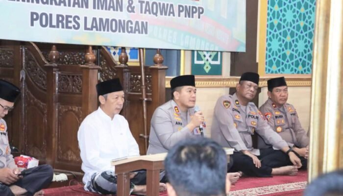 Menjelang Ramadan, Kapolres Lamongan Ingatkan Makna Syukur
