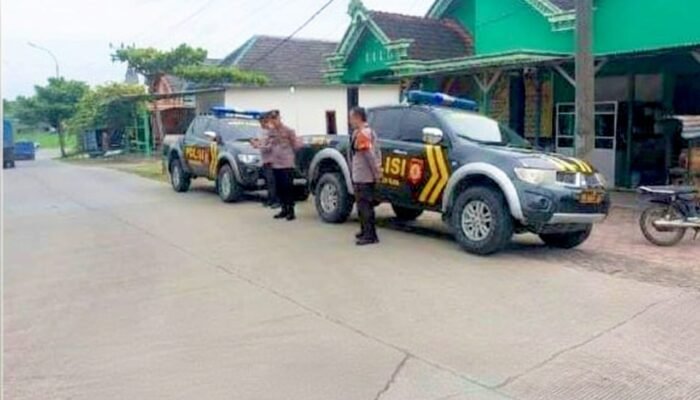 Polsek Kedungadem Bojonegoro Patroli Bersinggungan di Wilayah Perbatasan