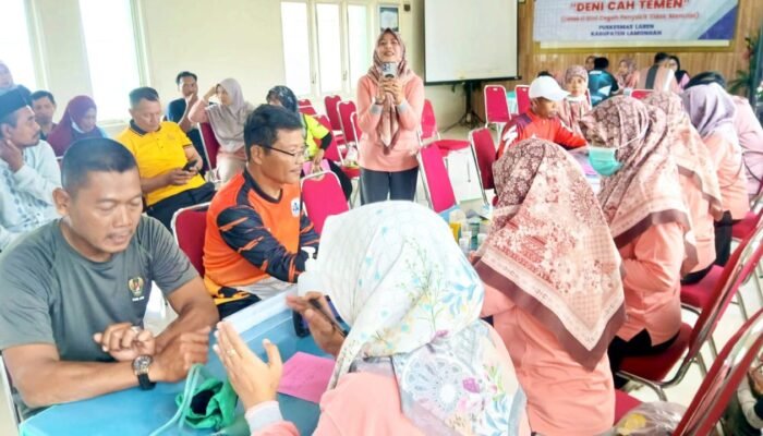 Inovasi Puskesmas Laren Lamongan, Aparatur Desa Jalani Deteksi Dini Penyakit