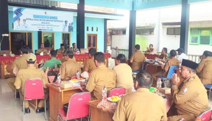 Jelang Ramadhan, Polisi dan Kades Kepohbaru Bojonegoro Perkuat Sinergi