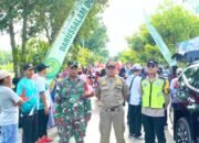 Sambut Ramadhan, Polsek Sumberrejo Bojonegoro Amankan Parade Drumb Band Santri
