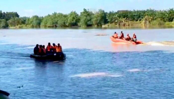 Pencarian Bocah Lamongan Tenggelam di Bengawan Solo Dilanjutkan