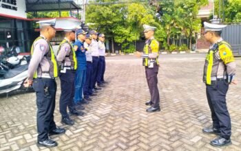 Menuju Harlah NU, Satlantas Lamongan Pastikan Bus Laik Jalan