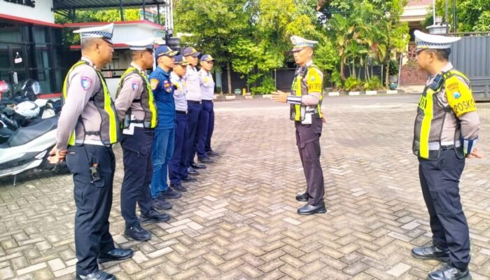 Menuju Harlah NU, Satlantas Lamongan Pastikan Bus Laik Jalan