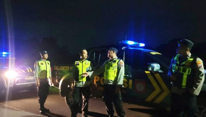 Patroli Malam Polsek Kedungadem Bojonegoro Fokus Cafe hingga Perbatasan Wilayah