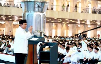 Hadiri Pengukuhan MUI, Prabowo Serukan Ulama Umaro Bersatu