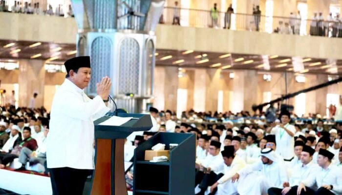 Hadiri Pengukuhan MUI, Prabowo Serukan Ulama Umaro Bersatu