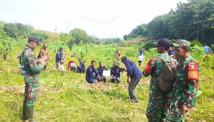 Bukan Sekedar Seremoni, PJI Bojonegoro dan TNI Tanam Ratusan Pohon di Gondang