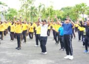 Senam Bareng di Alun-Alun, Lamongan Perkuat Gerakan Indonesia ASRI