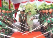 Pedang Pora Iringi Perpisahan Kasdim Kodim Lamongan