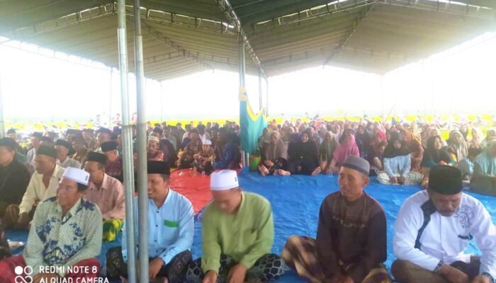 Jelang Ramadhan, 4 RT di Dusun Bayem Kepohbaru Bojonegoro Bersatu Doa dan Tahlil di Makam