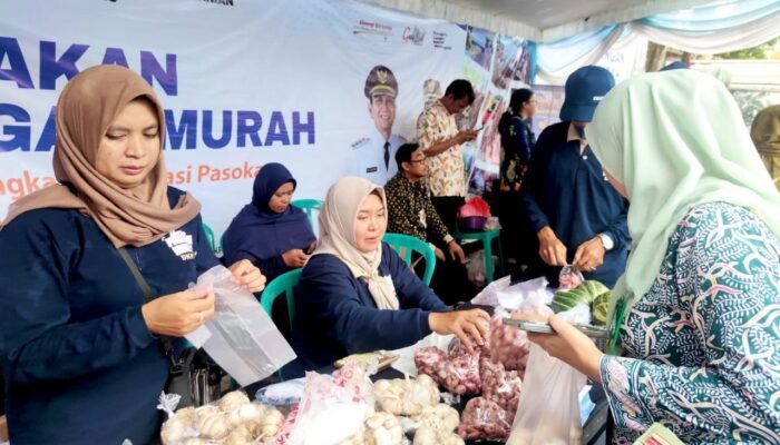Gerakan Pangan Murah Diserbu, Bukti Nyata Kepedulian Pemkab Bojonegoro