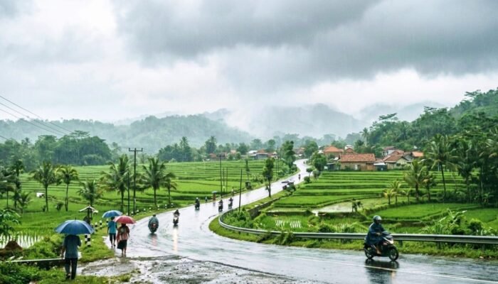 Update Cuaca Bojonegoro Hari Ini: Pagi Cerah, Siang Diguyur Hujan