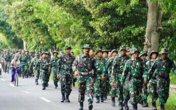 Ukur Kesiapan Jasmani Prajurit, Kodim 0813 Bojonegoro Gelar PSJM