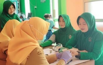 Persit Koramil Kepohbaru Bojonegoro Gelar Cek Kesehatan Gratis