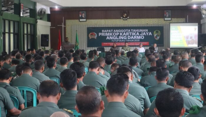 Primkop Kartika Jaya Angling Darmo Kodim Bojonegoro Gelar RAT Tutup Buku Tahun 2025