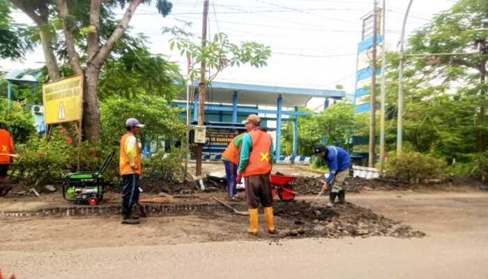 Tambal Sulam Lagi, Jalan Nasional Baureno Bojonegoro Hancur dalam Hitungan Minggu