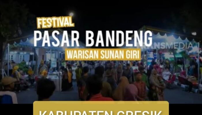 Malam Songolikur Gresik Membara, Pasar Bandeng Jadi Magnet Ribuan Warga