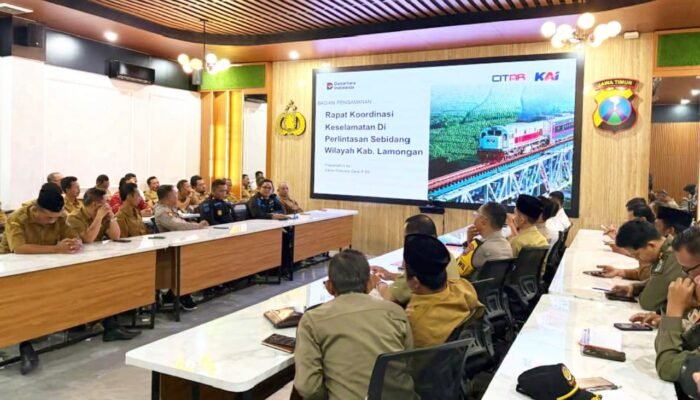 Operasi Ketupat 2026 Dimulai, Polres Lamongan Fokus Pengamanan Rel Kereta Api