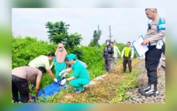 Maut di Jalur Rel Kereta Api Deket Lamongan: Pria Misterius Tewas Dihantam KA Anjasmoro