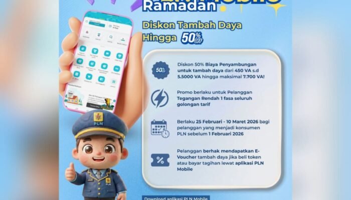Cek Aplikasi PLN Mobile Sekarang, Ada Kejutan Diskon 50 Persen Untuk Pelanggan 1 Fasa