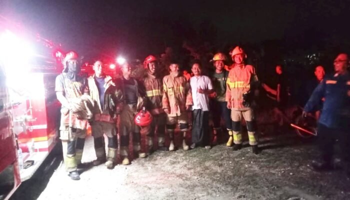 Gudang Penggilingan Padi di Sukosewu Bojonegoro Diamuk si Jago Merah, Aset Ratusan Juta Nyaris Ludes