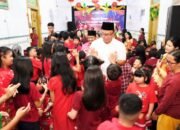 Wabup Alif Terpukau, Intip Serunya Perayaan Imlek Kuda Api di SD Setia Budhi Gresik