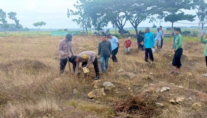 Strategi Kapolsek Sumberrejo Bojonegoro Perkuat Stok Pangan: Kawal Petani dari Tanam Hingga Panen