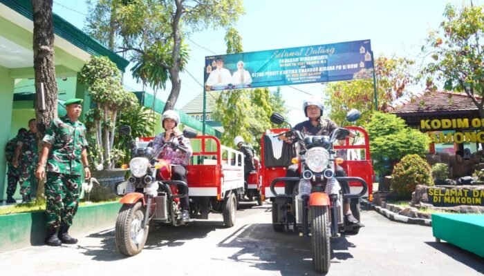 TNI dan Pemkab Lamongan Perkuat Ekonomi Desa Lewat Bantuan Kendaraan Koperasi