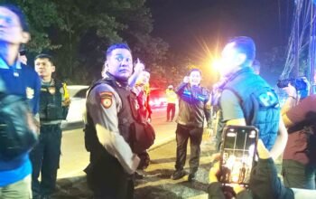 Jaga Keamanan Lebaran, Kapolres Lamongan Pimpin Patroli Malam