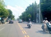 H+3 Lebaran, Lalu Lintas di Depan Terminal Bojonegoro Ramai tapi Terkendali