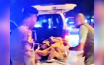 Gagal Menyalip, Tabrakan Keras Terjadi di Jalan Jaksa Agung Lamongan